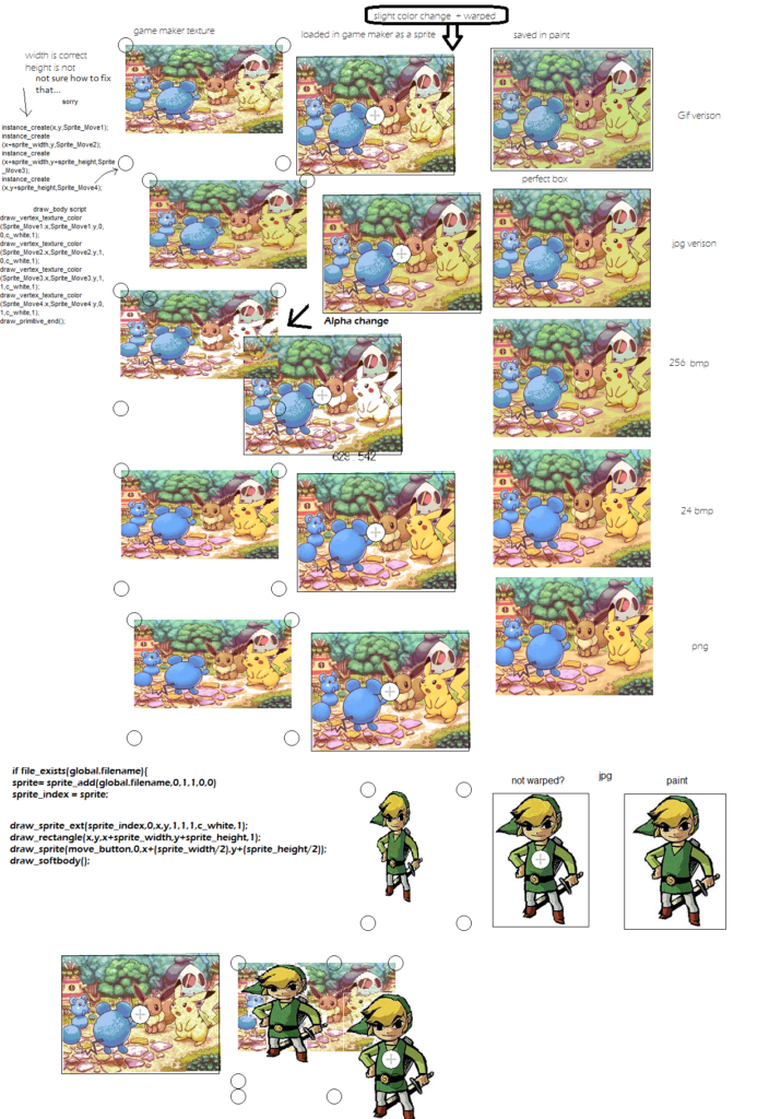 working on changing sprites